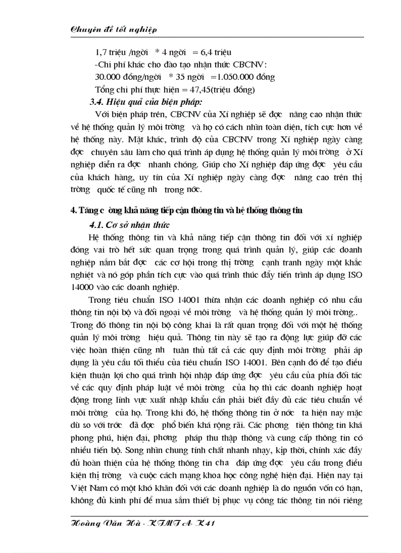 image for page Một số giải pháp xây dựng hệ thống quản lý môi trường ISO 14001 ở Xí nghiệp môi trường đô thị huyện Thanh Trì