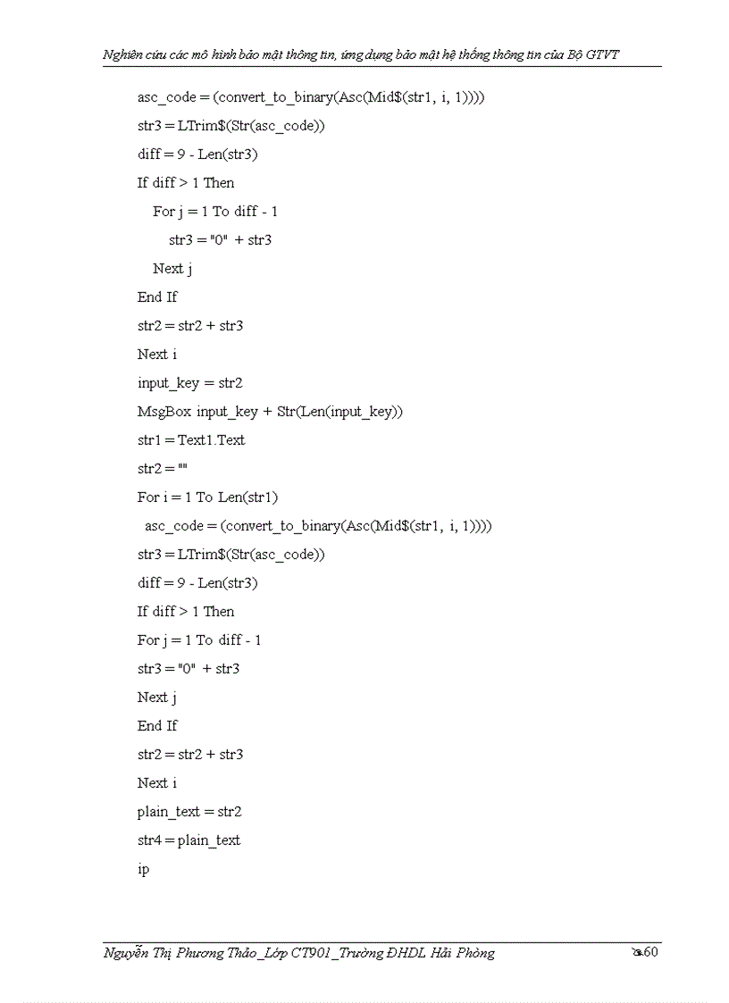 image for page Nghiên cứu các mô hình bảo mật thông tin ứng dụng bảo mật hệ thống thông tin của Bộ GTVT