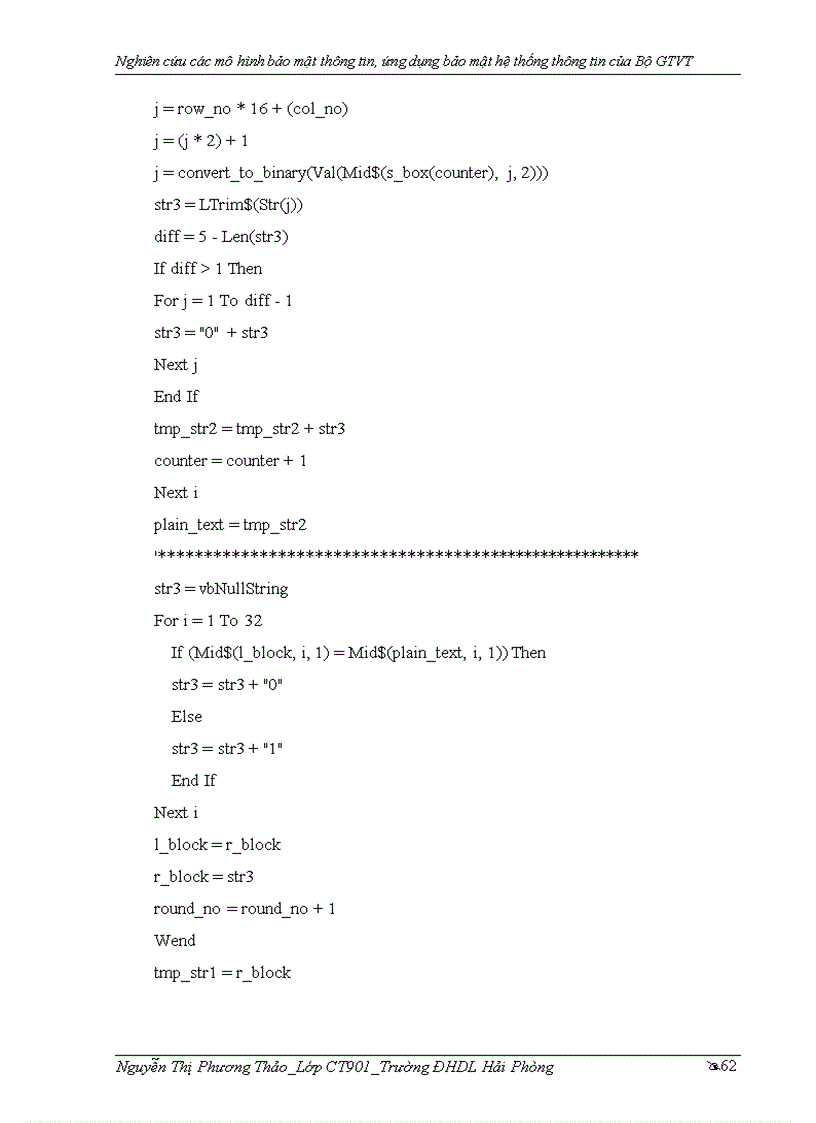 image for page Nghiên cứu các mô hình bảo mật thông tin ứng dụng bảo mật hệ thống thông tin của Bộ GTVT