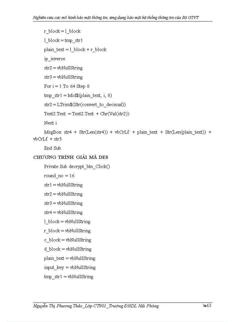 image for page Nghiên cứu các mô hình bảo mật thông tin ứng dụng bảo mật hệ thống thông tin của Bộ GTVT