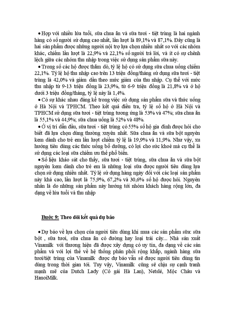 image for page Phân ti ch dư ba o bă ng phương pha p điê u tra ngươ i tiêu du ng cu a Công ty sư a Vinamilk
