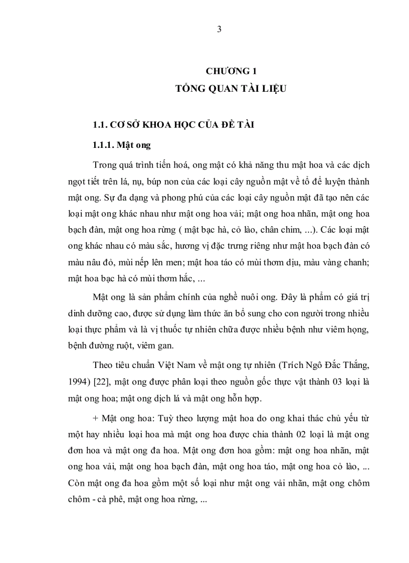 image for page Nghiên cứu ảnh hưởng của m ột số yếu tố tự nhiên và nhân tạo tới tỷ lệ nước trong mật ong nội A Cerana