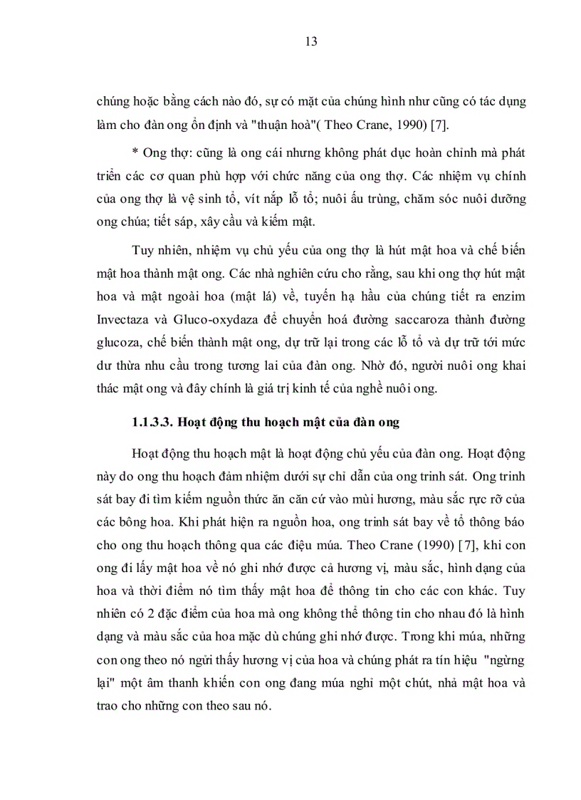 image for page Nghiên cứu ảnh hưởng của m ột số yếu tố tự nhiên và nhân tạo tới tỷ lệ nước trong mật ong nội A Cerana