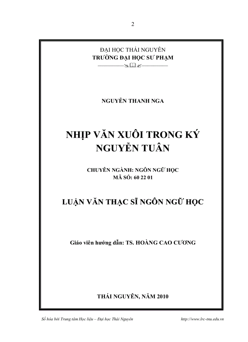 Nhịp văn xuôi trong ký Nguyễn Tuân