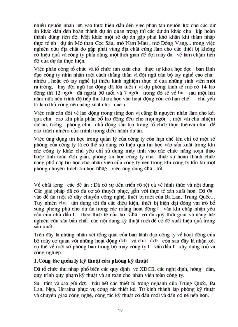 image for page Báo cáo thực tập tại Công ty Tư vấn đầu tư Mỏ và Công nghiệp