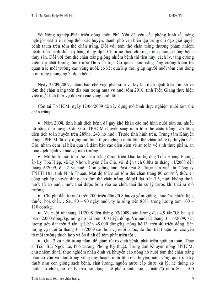 image for page Tình hình nuôi trồng tôm thẻ chân trắng