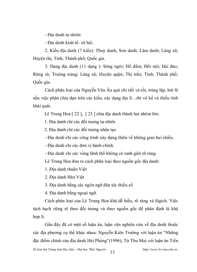 image for page Đặc điểm của các địa danh thuộc huyện Võ Nhai Thái Nguyên từ góc độ văn hoá