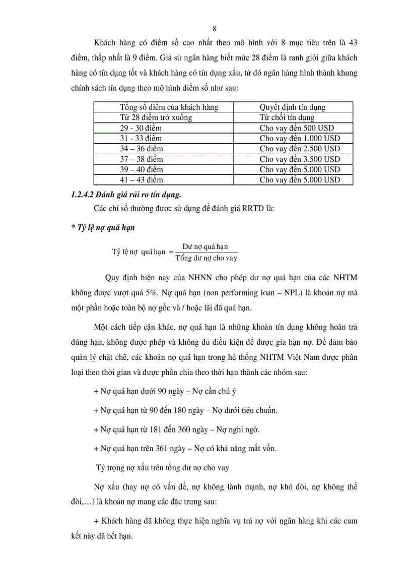 image for page Rủi ro tín dụng và giải pháp nhằm hạn chế rủi ro tín dụng tại các Ngân hàng thương mại trên địa bàn tỉnh Bình Phước