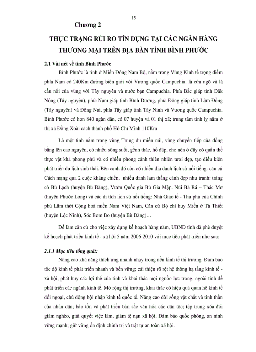image for page Rủi ro tín dụng và giải pháp nhằm hạn chế rủi ro tín dụng tại các Ngân hàng thương mại trên địa bàn tỉnh Bình Phước