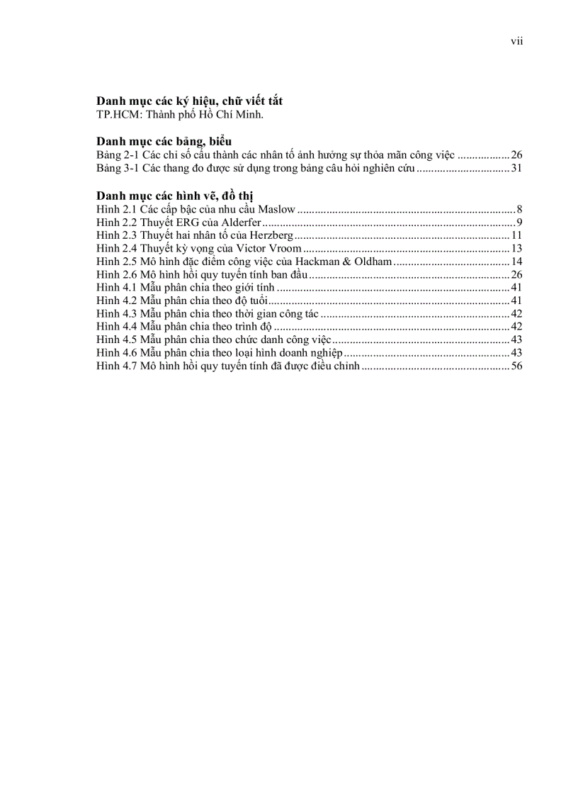 image for page Các nhân tố ảnh hưởng đến sự thỏa mãn công việc của nhân viên khối văn phòng ở Tp HCM