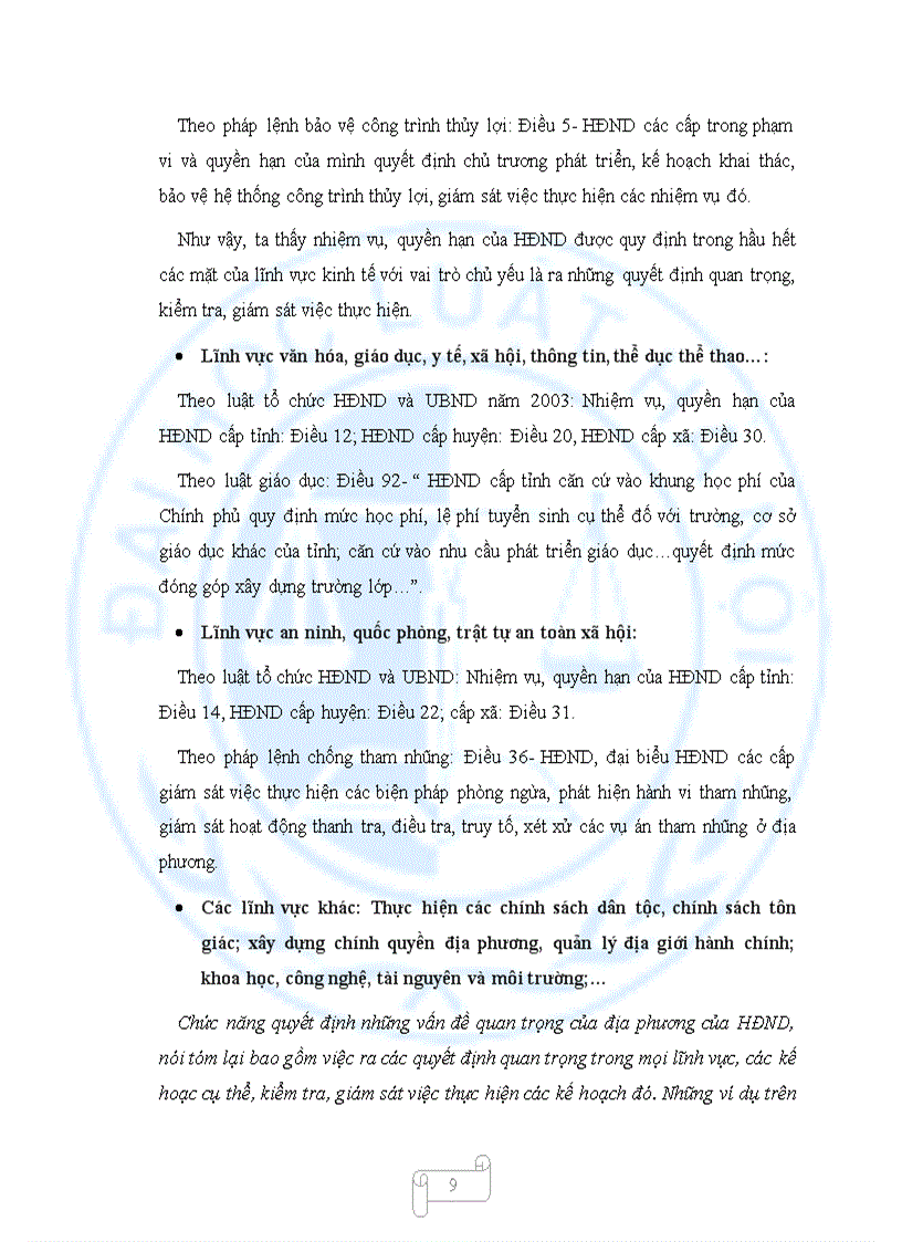 image for page Phân tích vị trí tính chất và chức năng của Hội đồng nhân dân theo quy định của pháp luật hiện hành