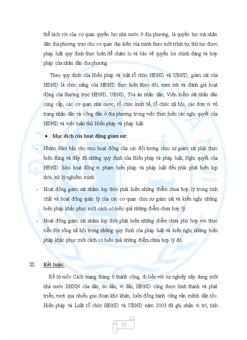 image for page Phân tích vị trí tính chất và chức năng của Hội đồng nhân dân theo quy định của pháp luật hiện hành