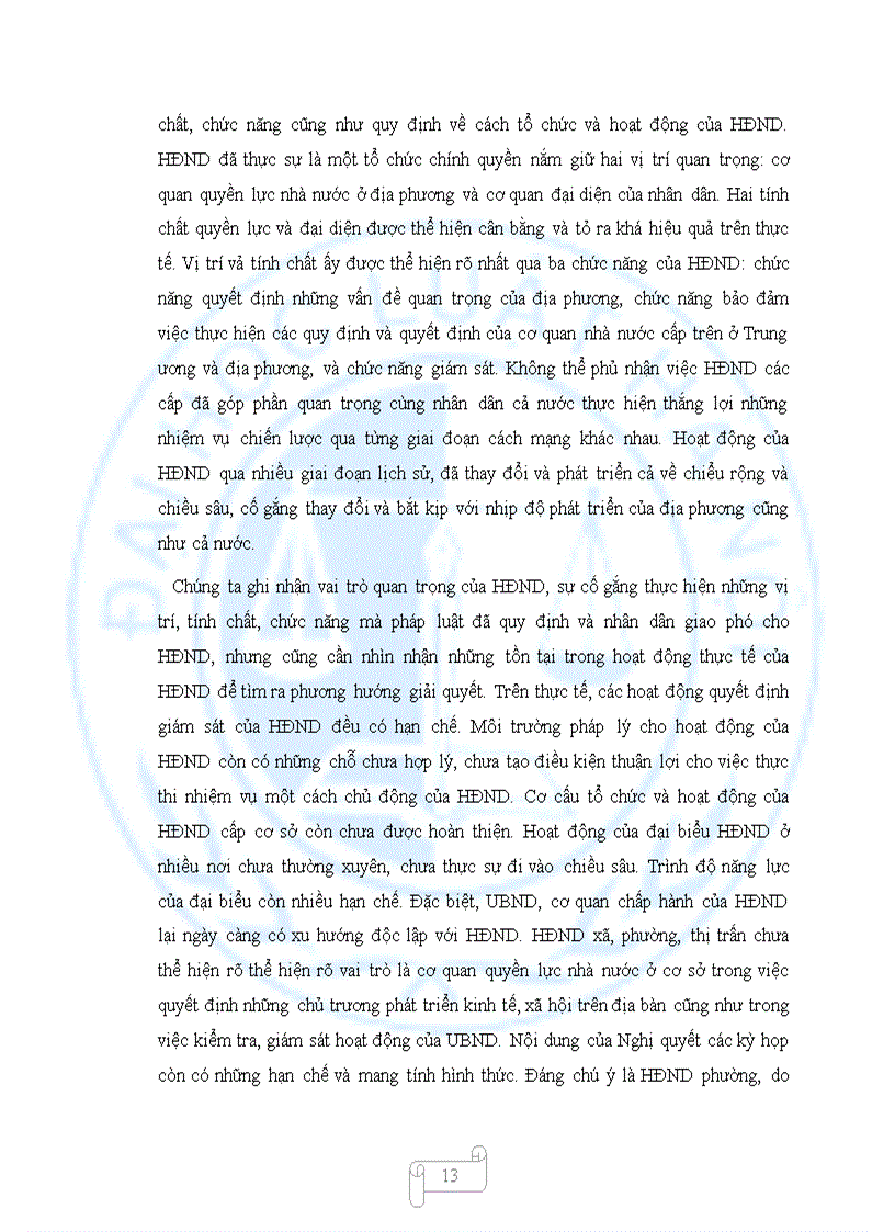 image for page Phân tích vị trí tính chất và chức năng của Hội đồng nhân dân theo quy định của pháp luật hiện hành