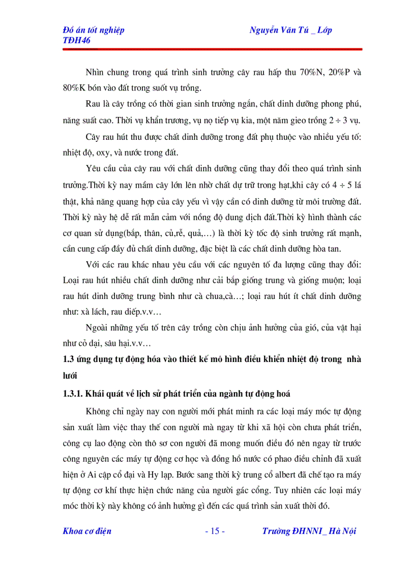 image for page Nghiên cứu thiết kế mô hình điều khiển nhiệt độ trong nhà lưới