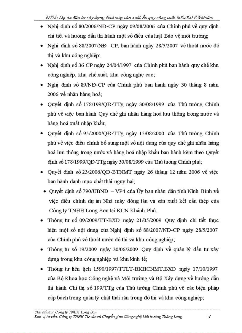 image for page ĐTM Dự án đầu tư xây dựng Nhà máy sản xuất Ắc quy công suất 600 000 KWh năm