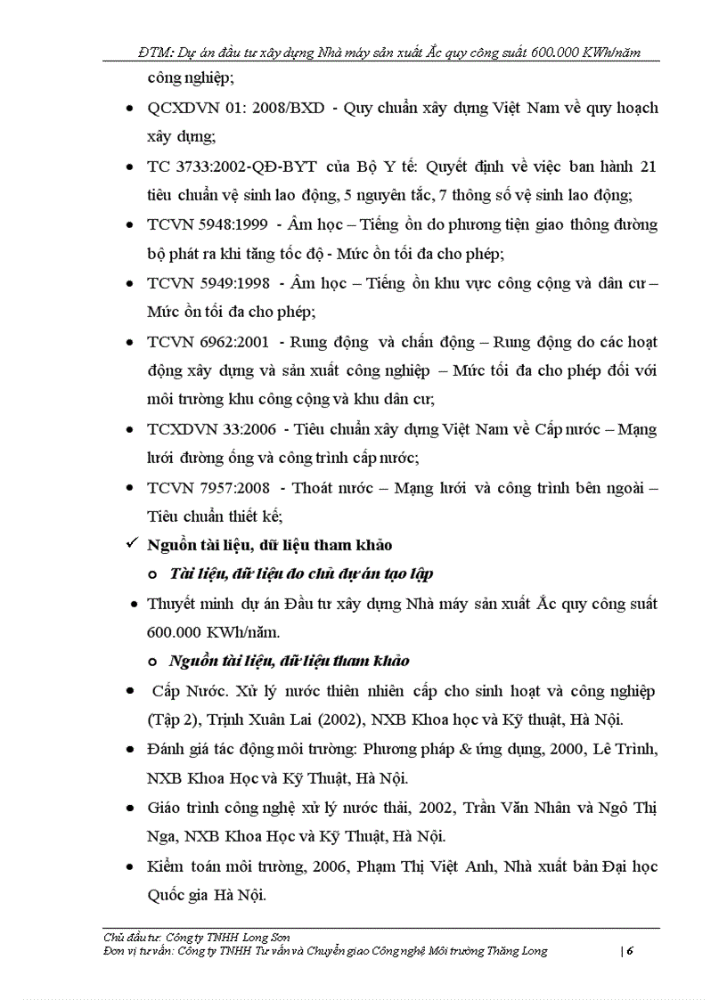 image for page ĐTM Dự án đầu tư xây dựng Nhà máy sản xuất Ắc quy công suất 600 000 KWh năm