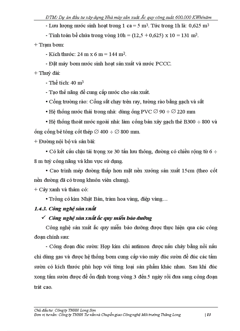 image for page ĐTM Dự án đầu tư xây dựng Nhà máy sản xuất Ắc quy công suất 600 000 KWh năm