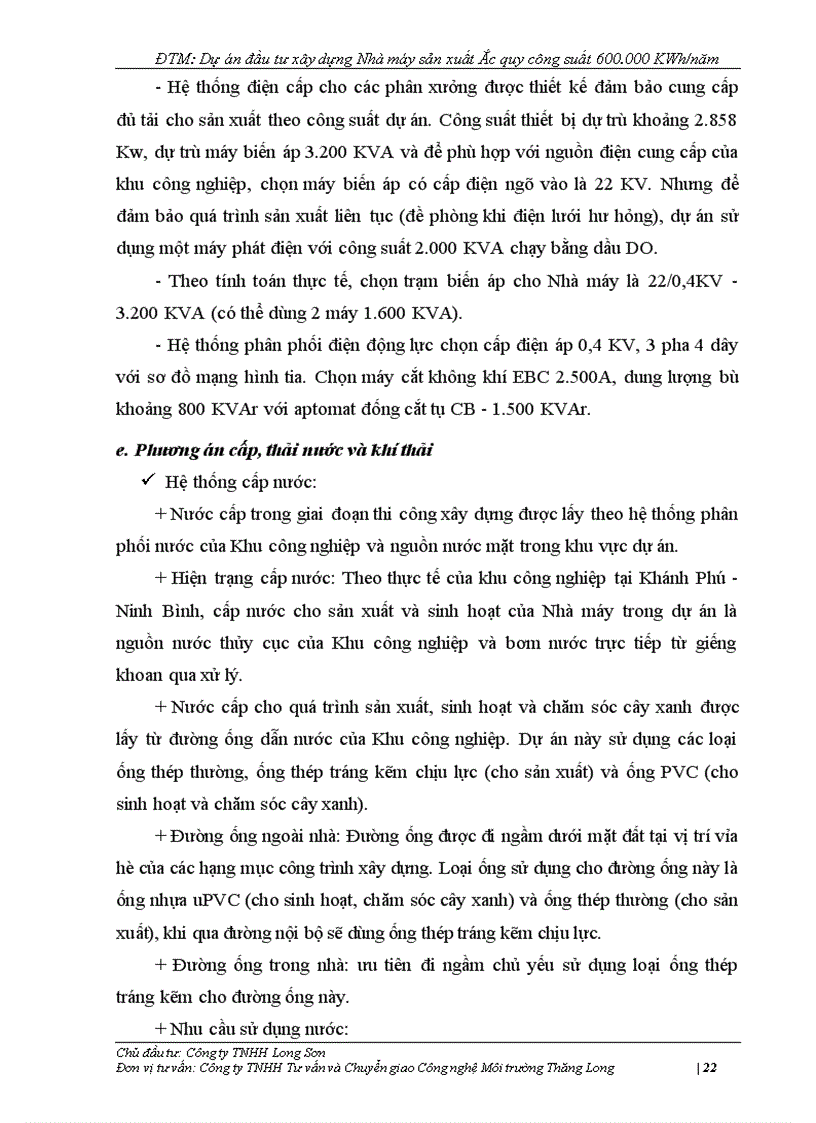 image for page ĐTM Dự án đầu tư xây dựng Nhà máy sản xuất Ắc quy công suất 600 000 KWh năm