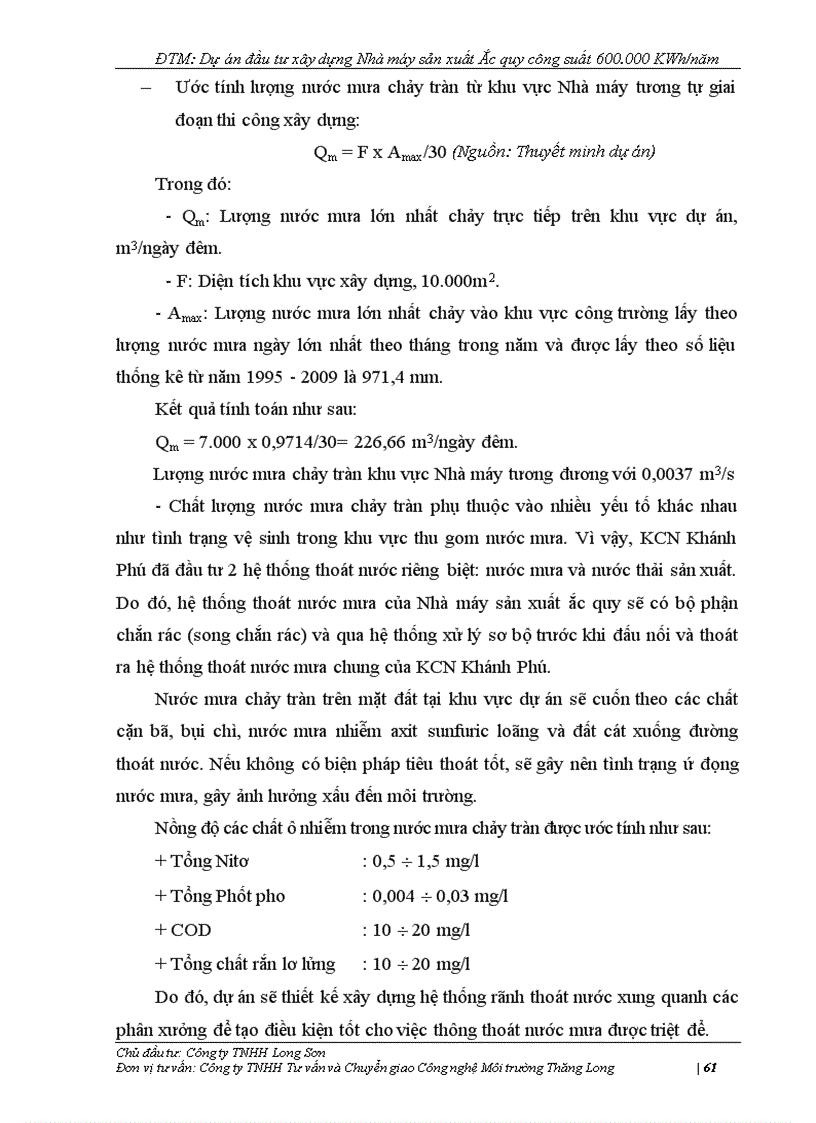 image for page ĐTM Dự án đầu tư xây dựng Nhà máy sản xuất Ắc quy công suất 600 000 KWh năm