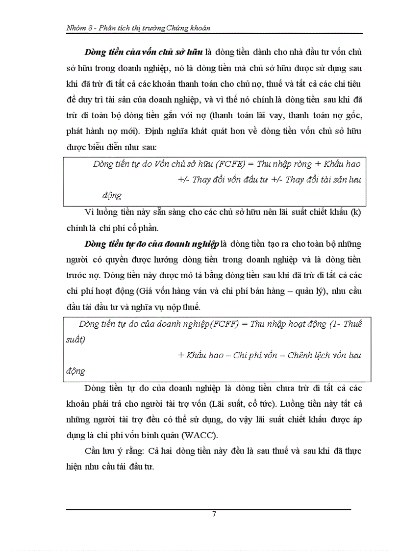 image for page Phương pháp chiết khấu dòng tiền tự do DCF