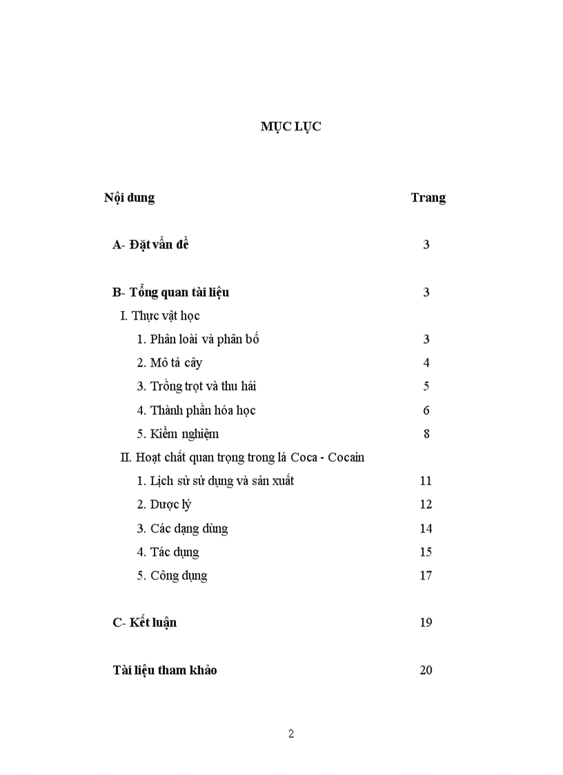 image for page Tổng quan tài liệu về cây Coca Erythroxylum coca Lamb