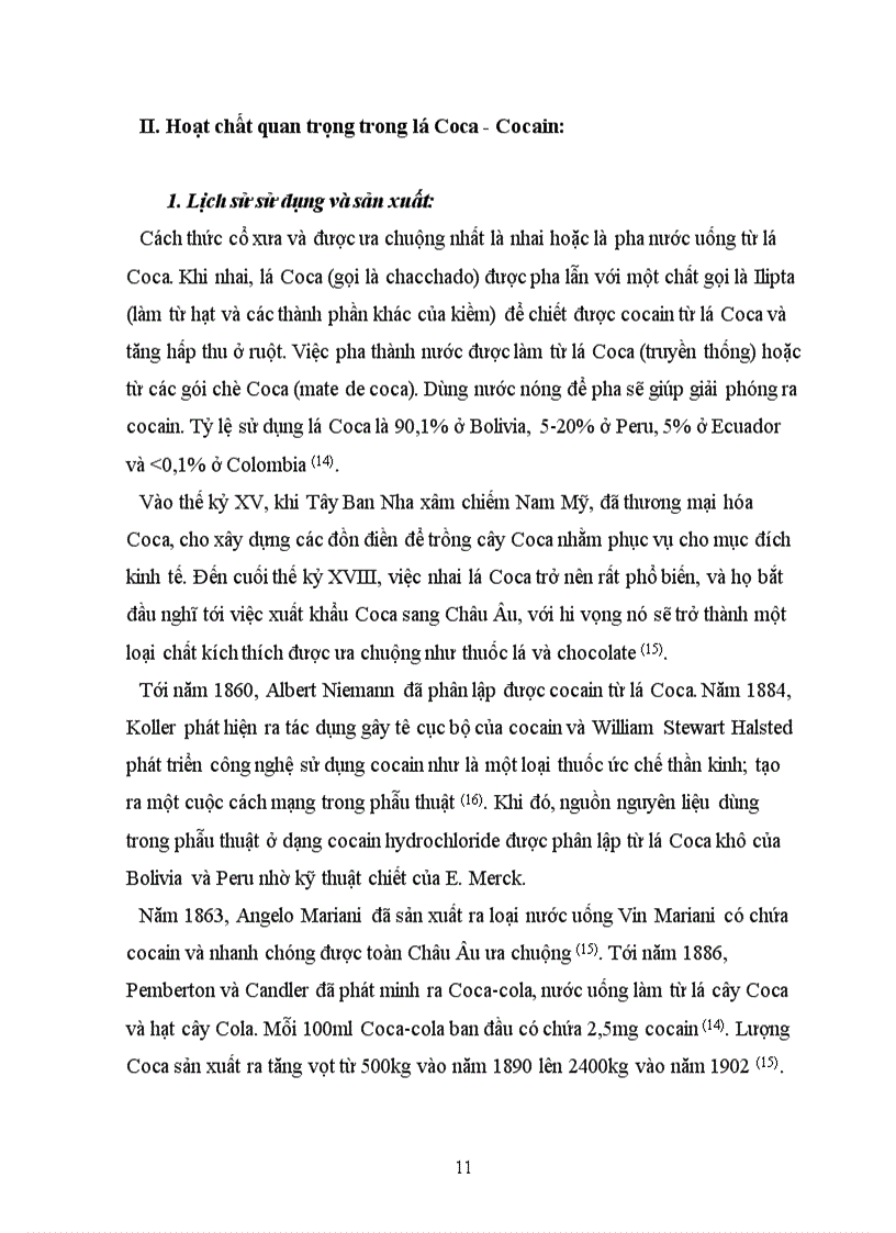 image for page Tổng quan tài liệu về cây Coca Erythroxylum coca Lamb