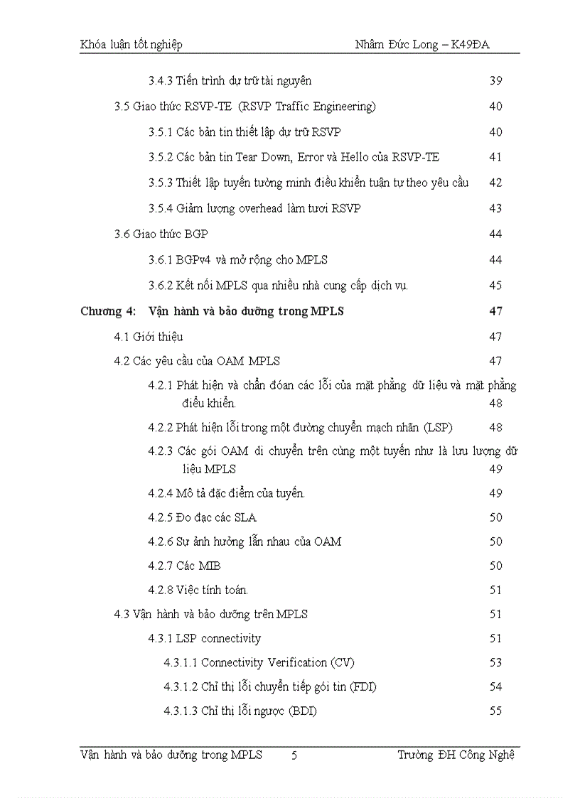 image for page Vận hành và bảo dưỡng trong MPLS