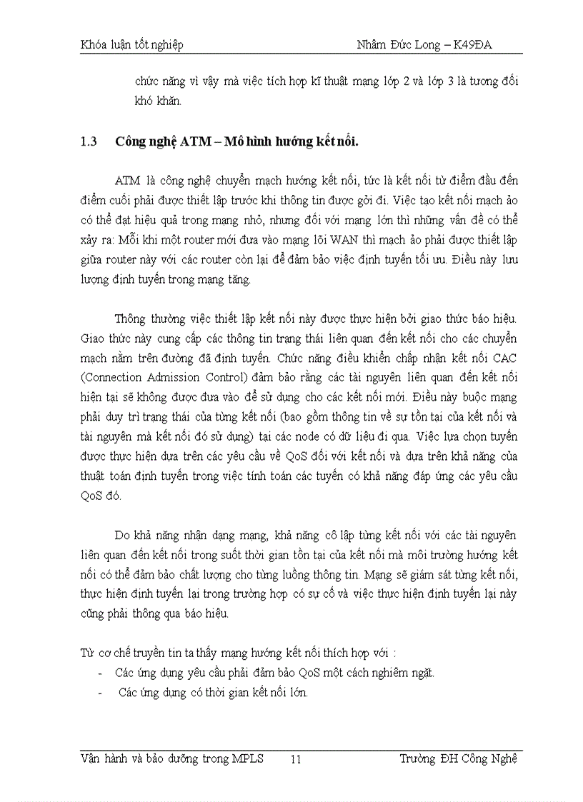 image for page Vận hành và bảo dưỡng trong MPLS