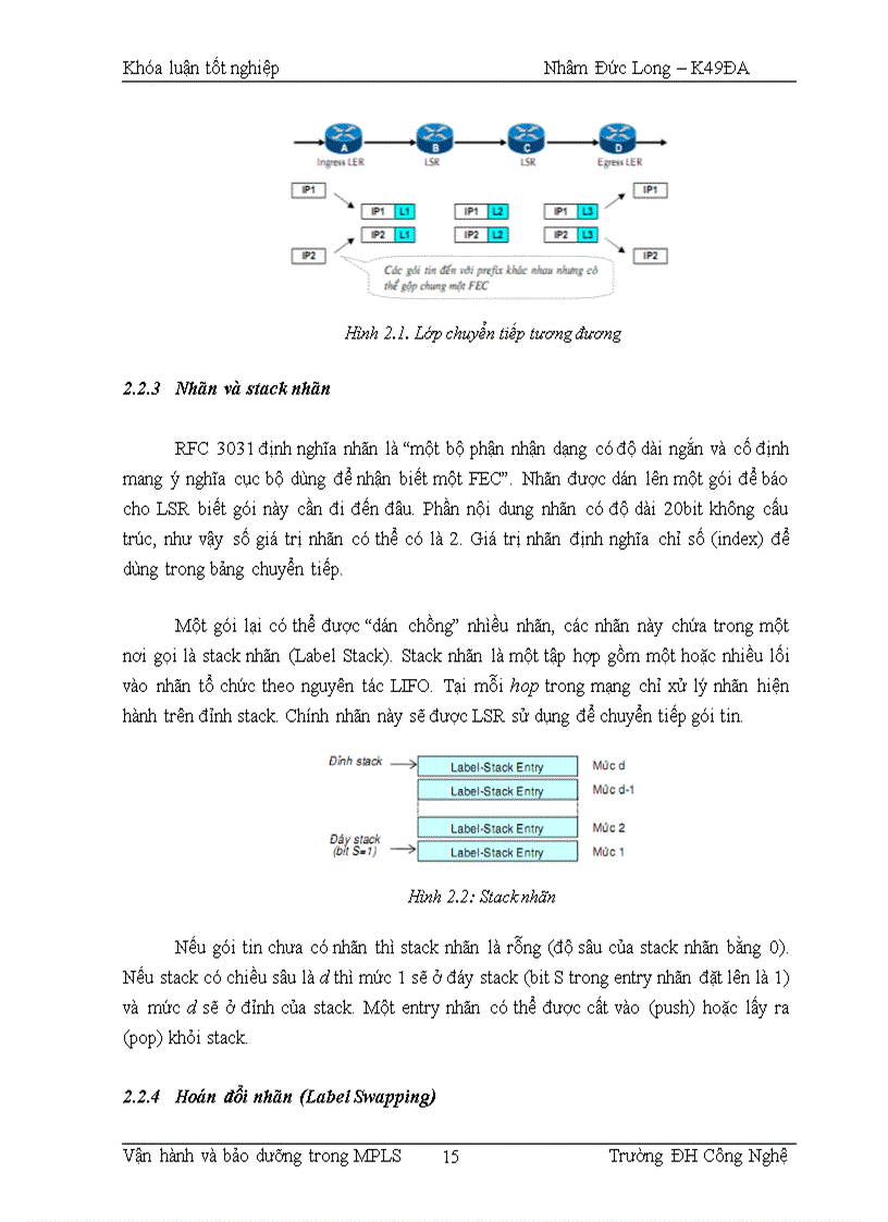 image for page Vận hành và bảo dưỡng trong MPLS