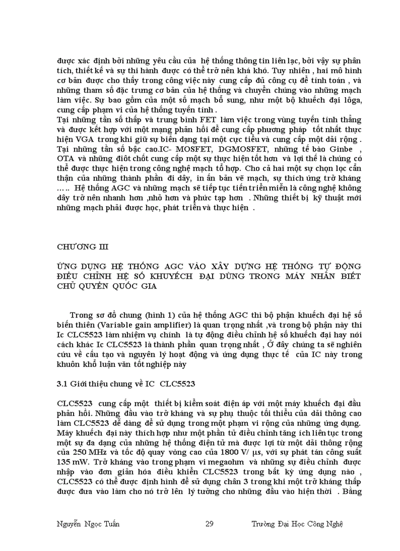 image for page Xây dựng hệ thống tự động điều chỉnh hế số khuyếch đại dùng trong máy nhận biết mã chủ quyền quốc gia