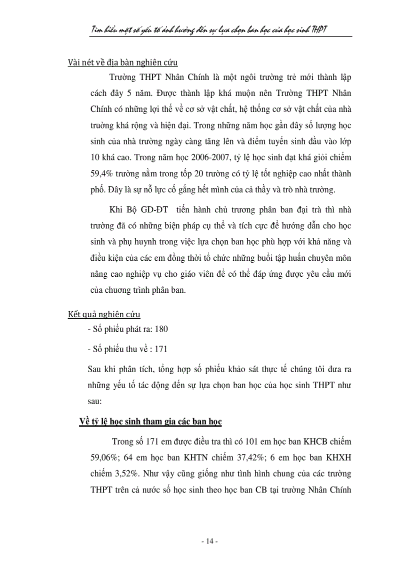 image for page Tìm hiểu một số yếu tố ảnh hưởng đến sự lựa chọn bạn học của học sinh trung học phổ thông