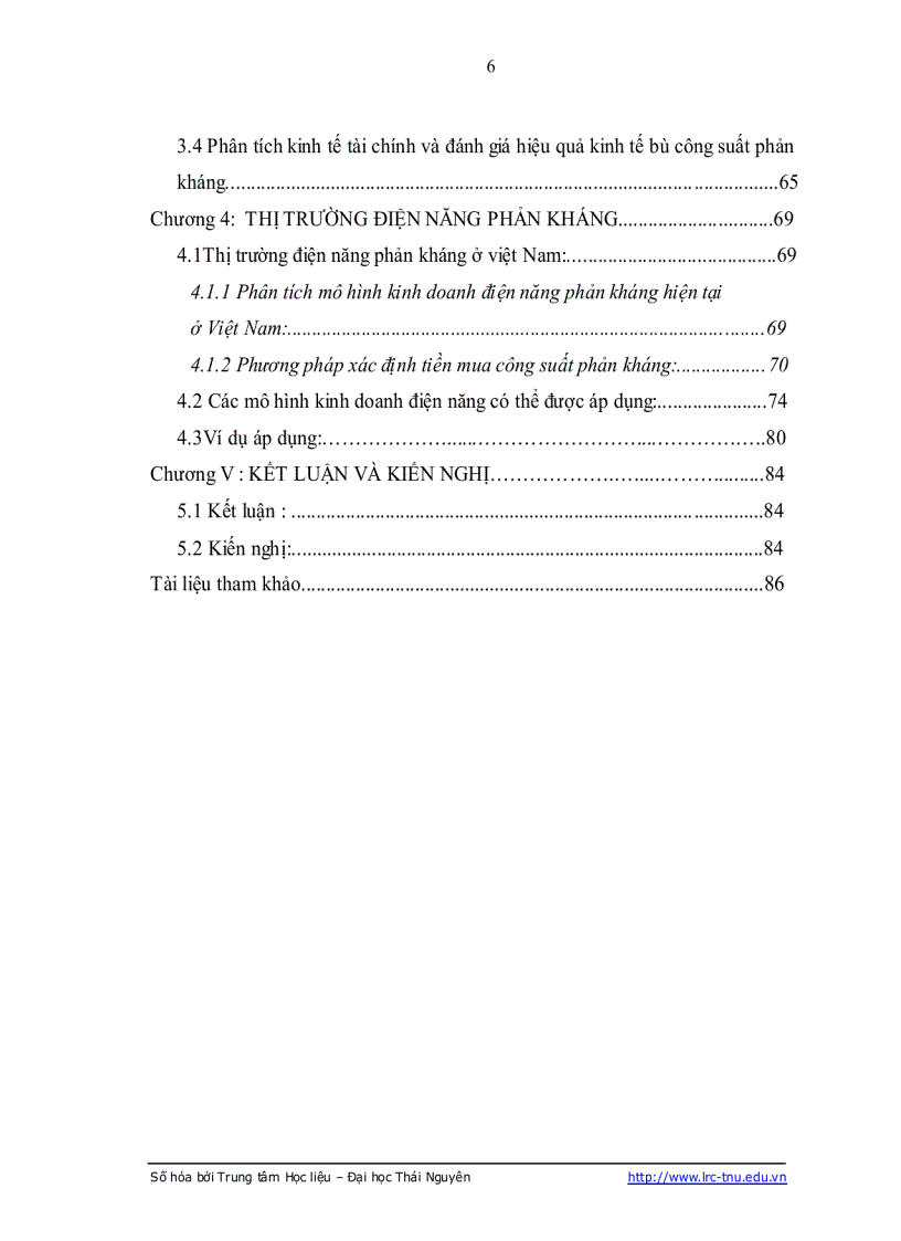 image for page Vấn đề cos bù công suất phản kháng và thị TRƯỜNG điện năng phản kháng