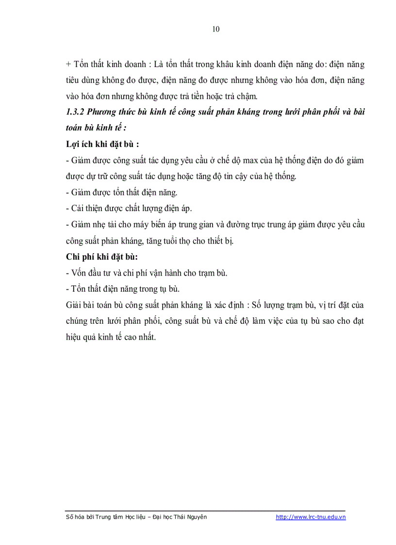 image for page Vấn đề cos bù công suất phản kháng và thị TRƯỜNG điện năng phản kháng