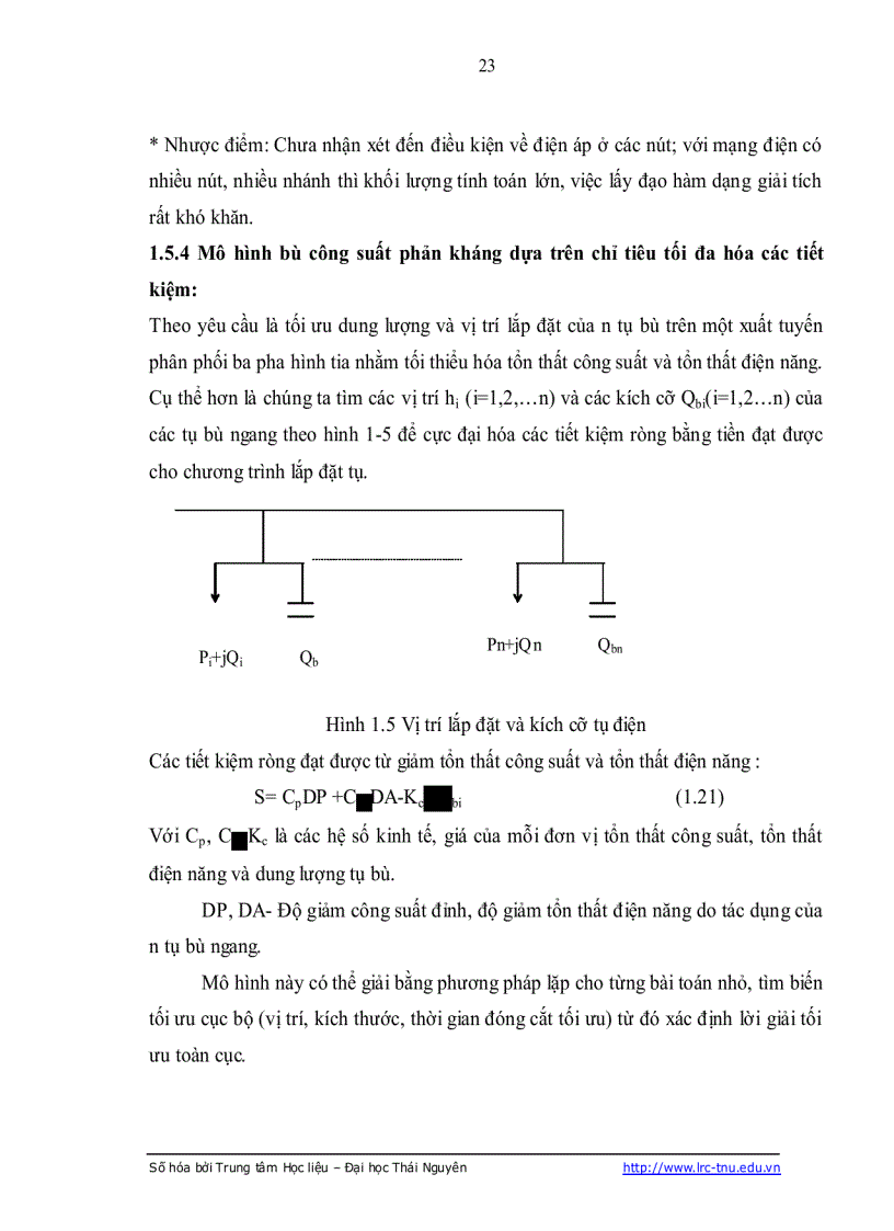 image for page Vấn đề cos bù công suất phản kháng và thị TRƯỜNG điện năng phản kháng