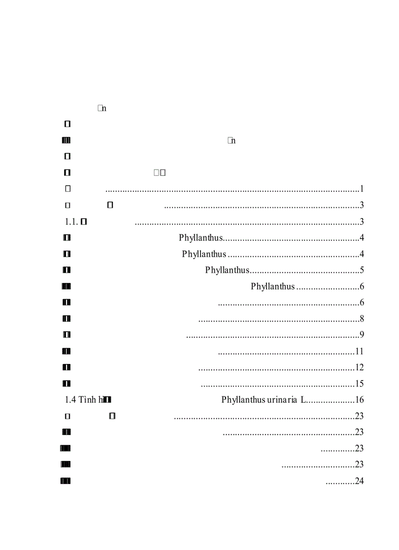 image for page Nghiên cứu hóa học và nhận dạng một số nhóm chất có trong cây chó đẻ răng cưa Phyllanthus urinaria L Euphorbiaceae