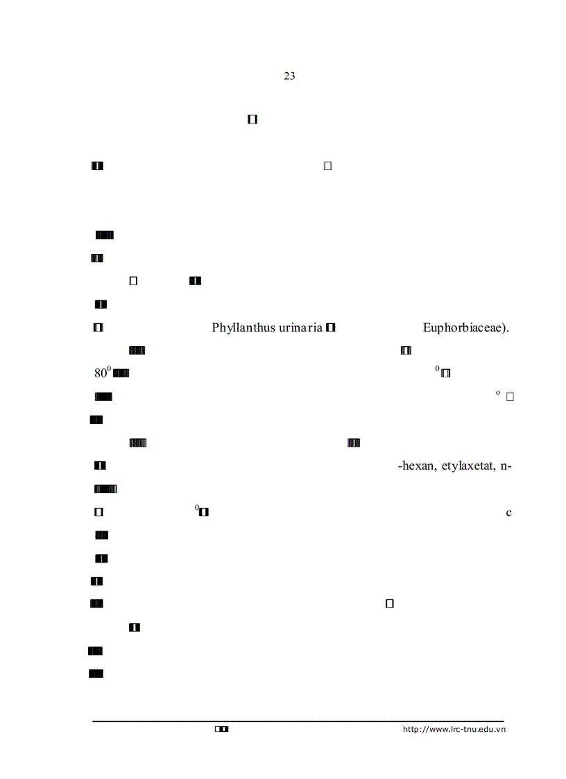 image for page Nghiên cứu hóa học và nhận dạng một số nhóm chất có trong cây chó đẻ răng cưa Phyllanthus urinaria L Euphorbiaceae