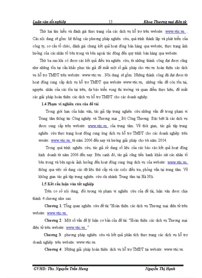image for page Hoàn thiện các dịch vụ hỗ trợ thương mại điện tử trên website Www vtic vn
