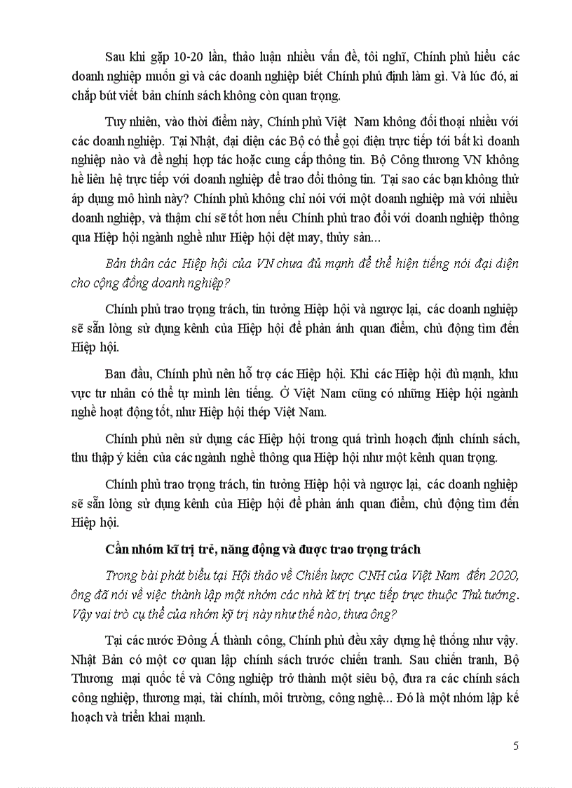 image for page Đổi mới quy trình làm chính sách của Việt Nam