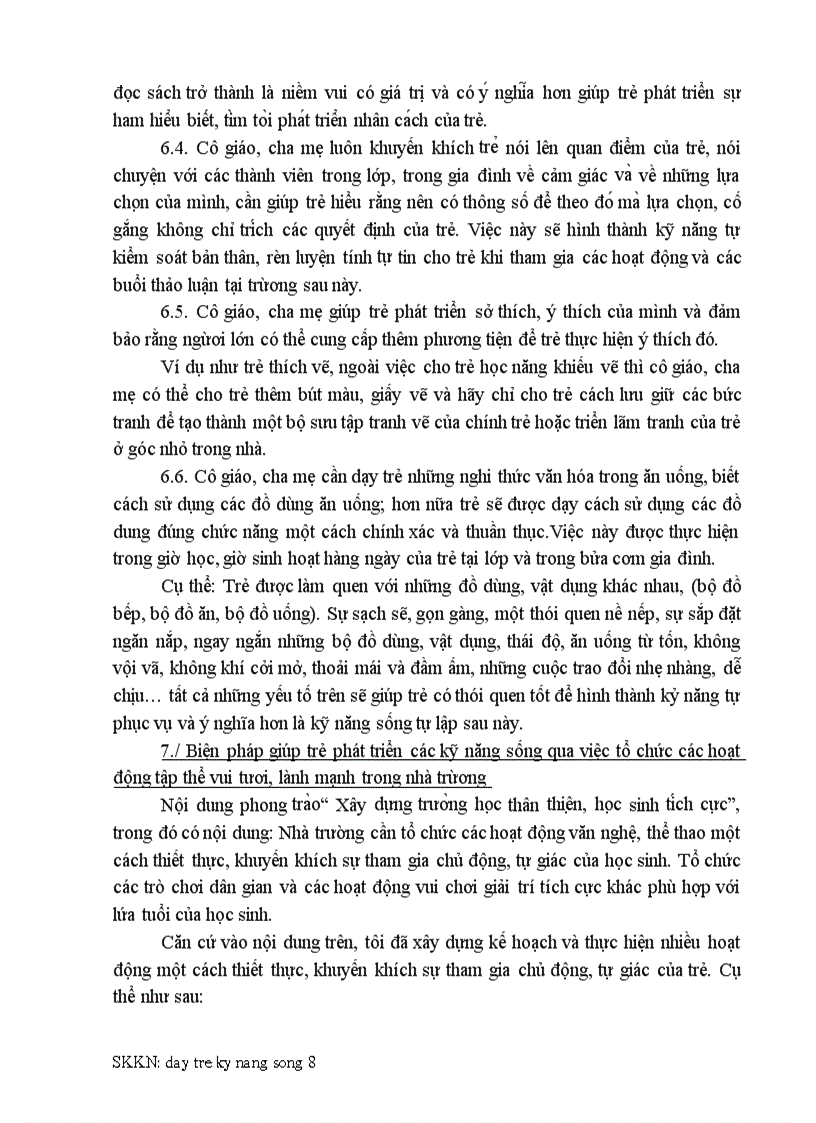 image for page Giáo dục kỹ năng sống cho trẻ mầm non