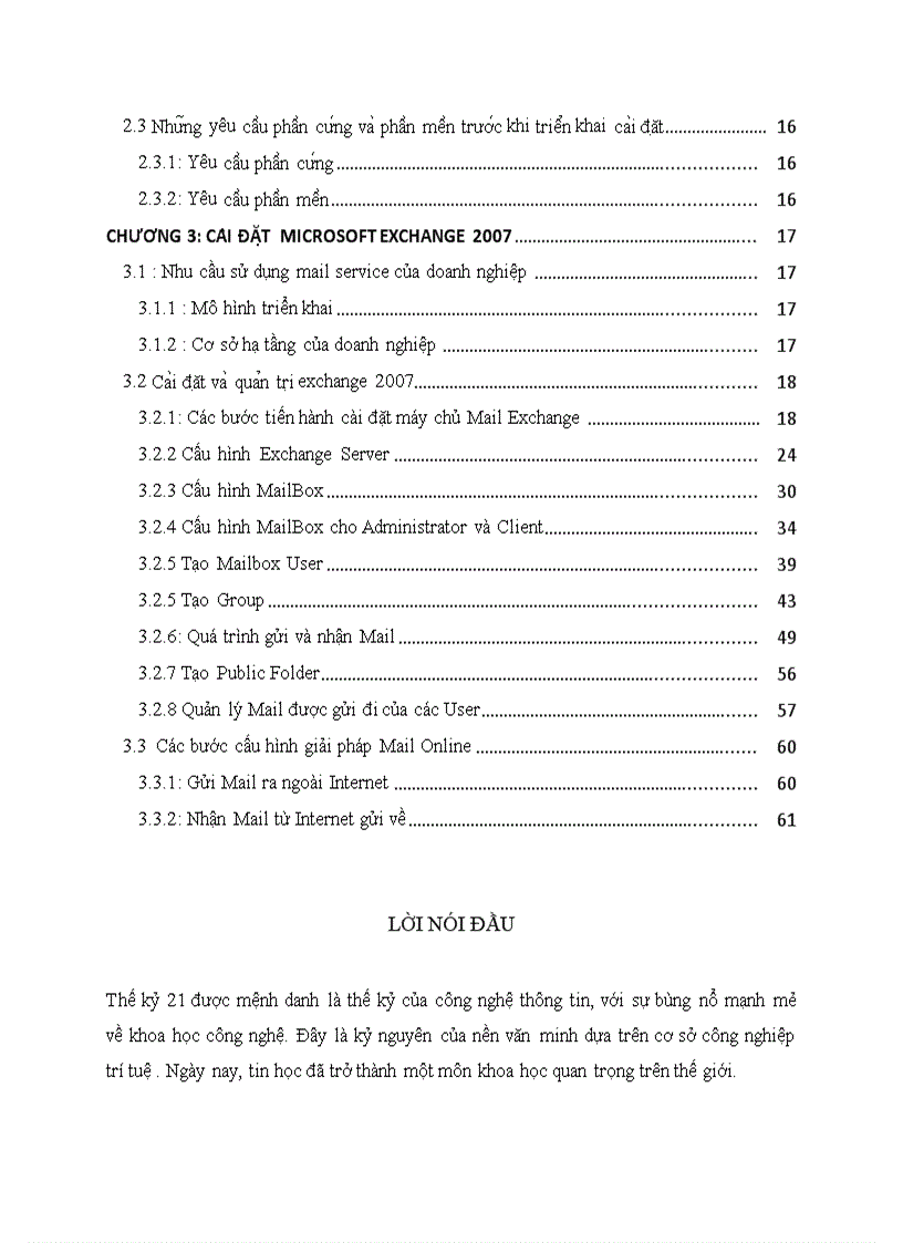 Đồ án chuyên ngành tìm hiểu và cài đặt dịch vụ mail sever 2007