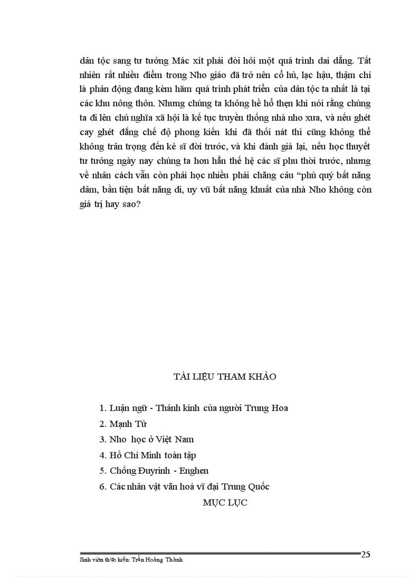 image for page Những tư tưởng cơ bản của nho giáo và ảnh hưởng của nó đối với nền văn hóa ở nước ta hiện nay