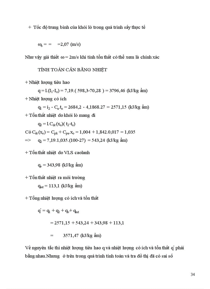 image for page Tính toán và thiết kế hệ thống sấy thùng quay để sấy caolanh với năng suất 6 6 tấn h