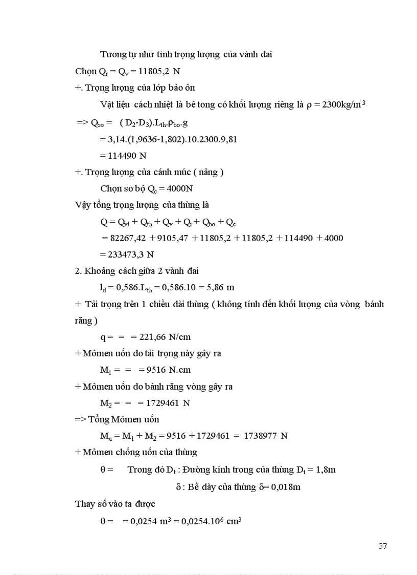 image for page Tính toán và thiết kế hệ thống sấy thùng quay để sấy caolanh với năng suất 6 6 tấn h