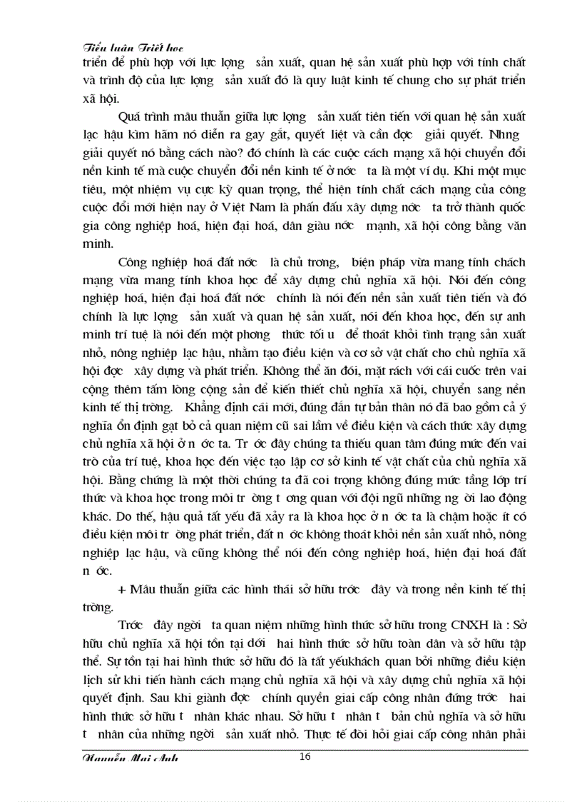 image for page Mâu thuẫn biện chứng và sự vận dụng nó trong quá trình chuyển sang kinh tế thị trường ở Việt Nam
