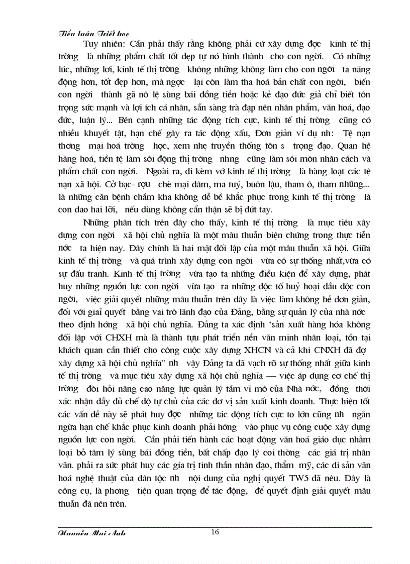 image for page Mâu thuẫn biện chứng và sự vận dụng nó trong quá trình chuyển sang kinh tế thị trường ở Việt Nam