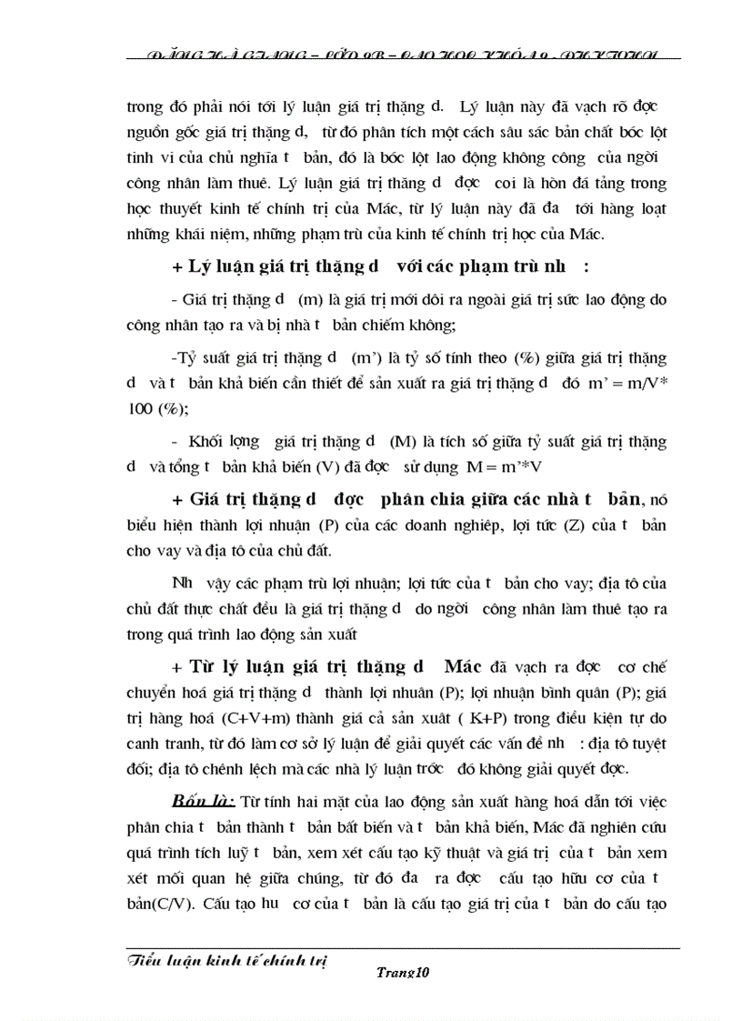 image for page Phân tích quan điểm của mác tôi là người đầu tiên phát hiện ra tính hai mặt của lao động sản xuất hàng hoá và khoa kinh tế chính trị xoay quanh vấn đề này