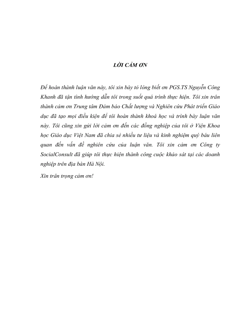 image for page Nghiên cứu đánh giá mức độ đáp ứng với công việc của sinh viên tốt nghiệp đại học ngành kinh tế