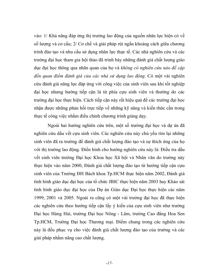 image for page Nghiên cứu đánh giá mức độ đáp ứng với công việc của sinh viên tốt nghiệp đại học ngành kinh tế