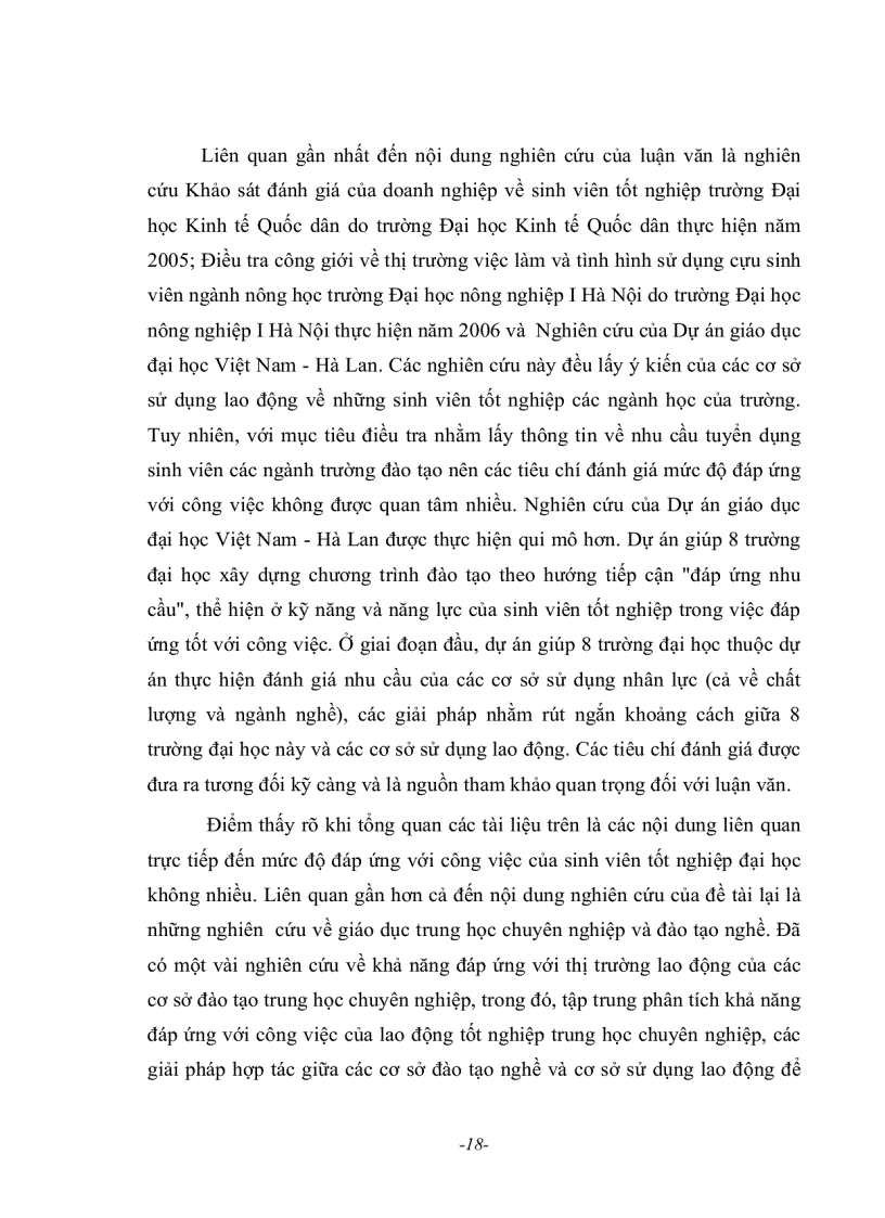 image for page Nghiên cứu đánh giá mức độ đáp ứng với công việc của sinh viên tốt nghiệp đại học ngành kinh tế