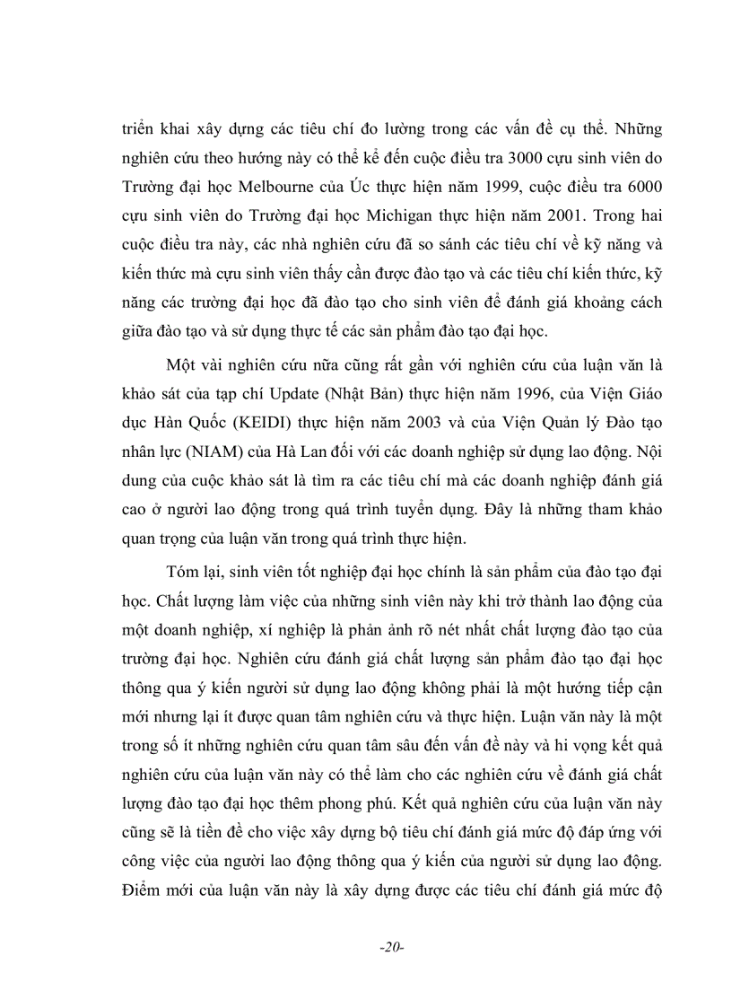 image for page Nghiên cứu đánh giá mức độ đáp ứng với công việc của sinh viên tốt nghiệp đại học ngành kinh tế